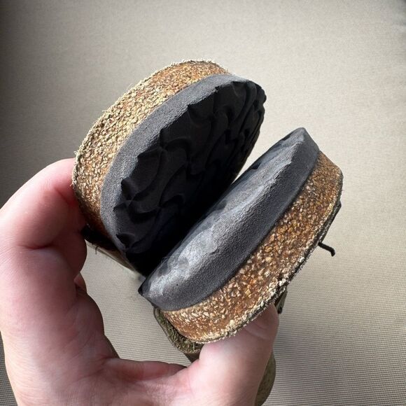 Birkenstock Khaki Arizona Sandals Sz. 40 - Picture 10 of 11